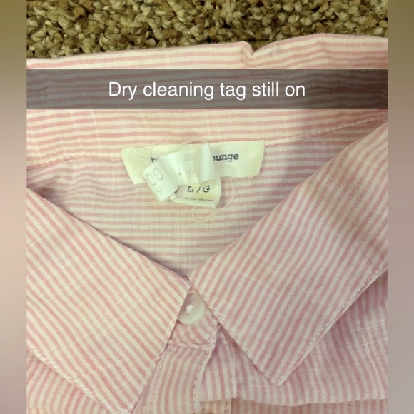 breakfast lunch lounge Button Down Blouse - Picture 2 of 7